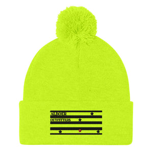 ALBOER FLAG Pom-Pom Beanie